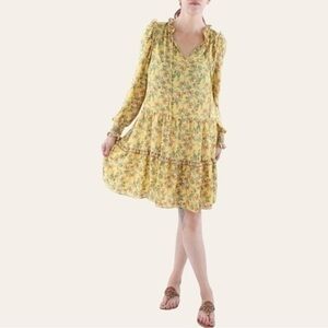 Max Studio Yellow Field Shift Dress 💕